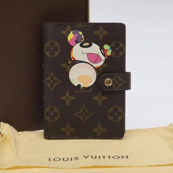 LOUIS VUITTON Monogram Panda Agenda PM Day Planner Cover LV Auth - Picture 11 of 16